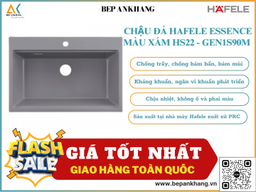 Chậu đá Hafele Essence màu xám HS22 - GEN1S90M 577.25.530